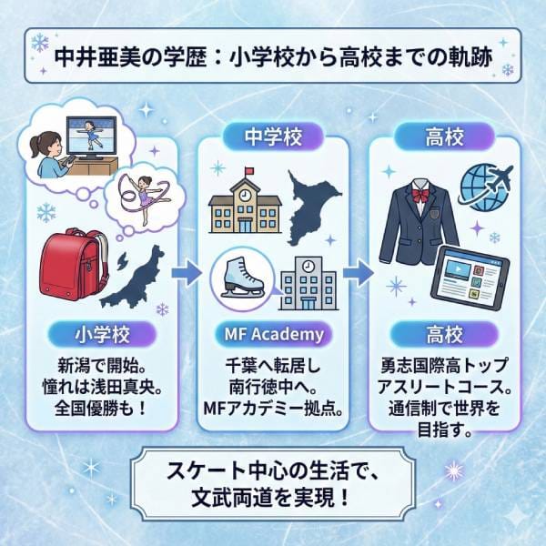 中井亜美の小学校・中学・高校までの学歴！女子高生の制服姿や大学進学についても！