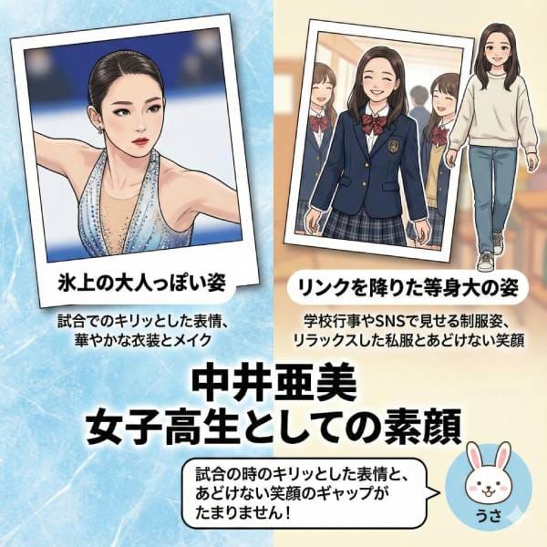 中井亜美の小学校・中学・高校までの学歴！女子高生の制服姿や大学進学についても！