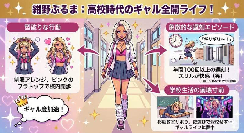 紺野ぶるまの高校時代が壮絶！学歴（大学・中学）や昔の画像やエピソードも！