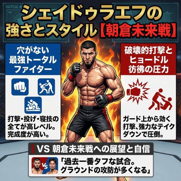 シェイドゥラエフはなぜちいかわ？身長体重Wikiプロフと出身国や強すぎる戦績