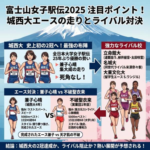 兼子心晴の進路は実業団？看護師志望だった過去や富士山女子駅伝2025の注目点