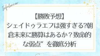 【勝敗予想】シェイドゥラエフは強すぎる?朝倉未来に勝算はあるか”致命的な弱点”を徹底分析