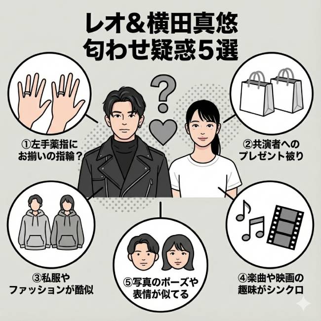 BE:FIRSTレオと横田真悠の匂わせ画像まとめ！インスタのストーリーや指輪を徹底検証