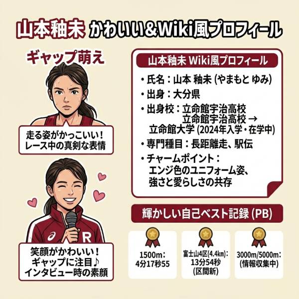 山本釉未の中学高校は？富士山女子駅伝で区間新の経歴と進路まとめ